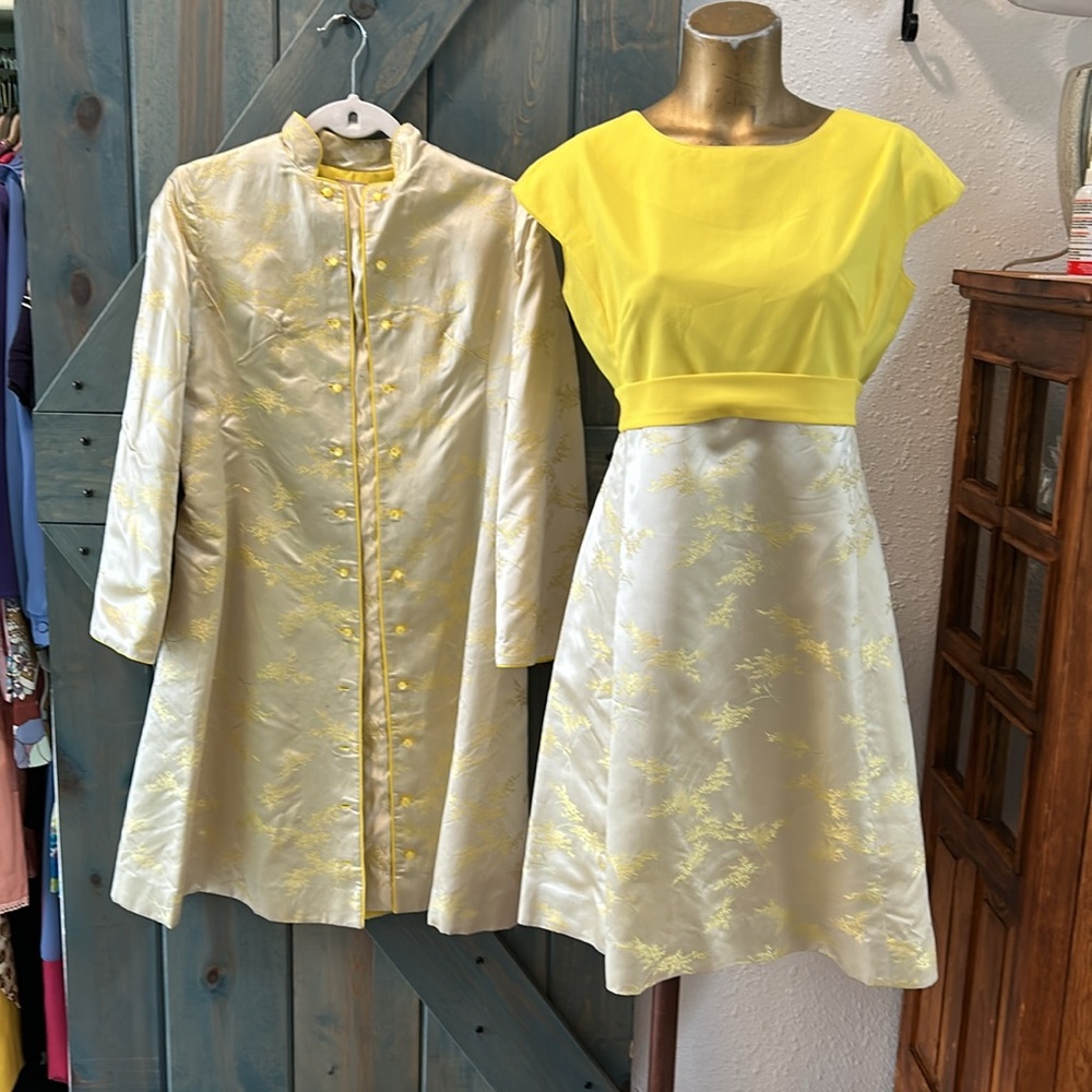 Vintage Dress & Matching Jacket Set